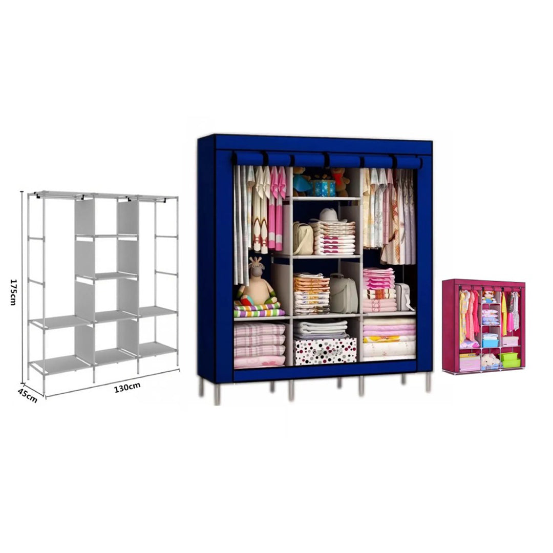 3 Door Foldable Wardrobe