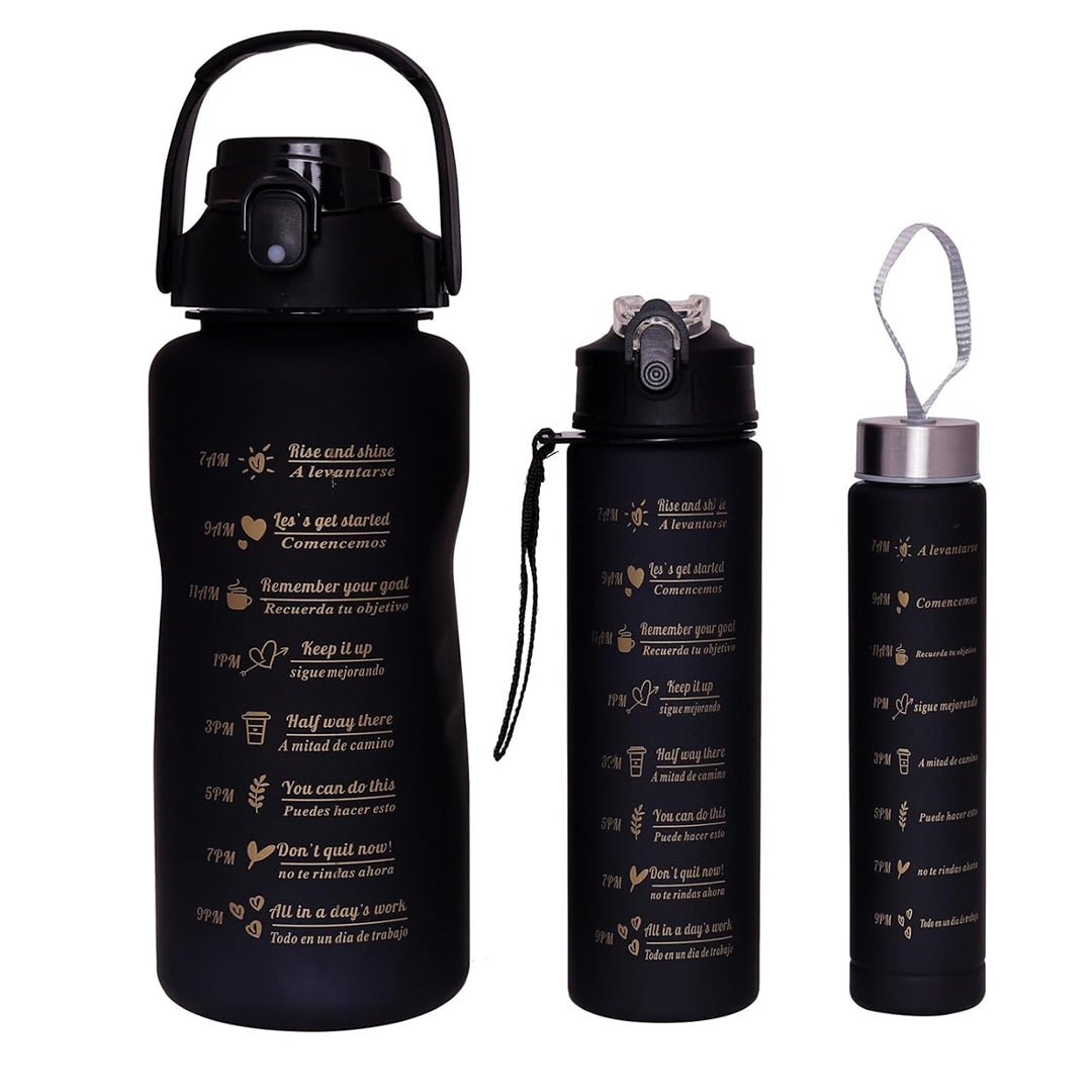 3in1 Motivational Water Bottle