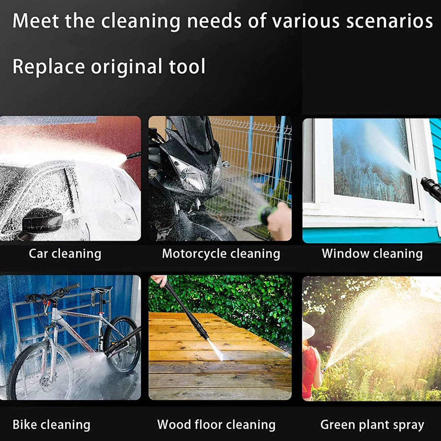 Rechargeable High Pressure Wash Gun