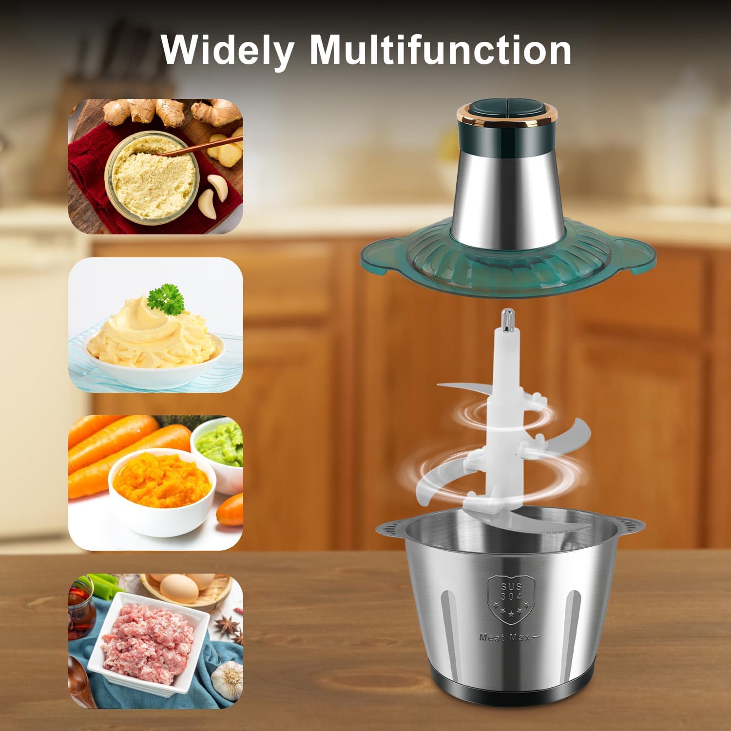 Electric Food Chopper Steel