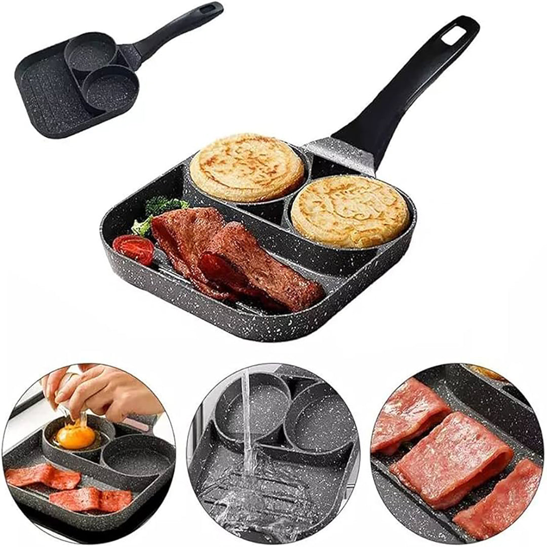 2 Hole Frying Pan