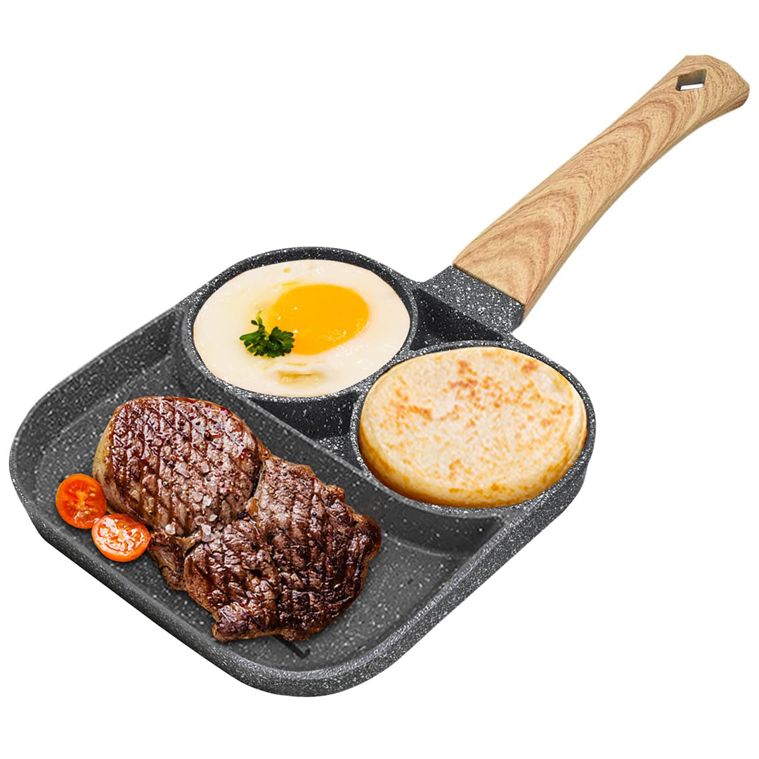 2 Hole Frying Pan