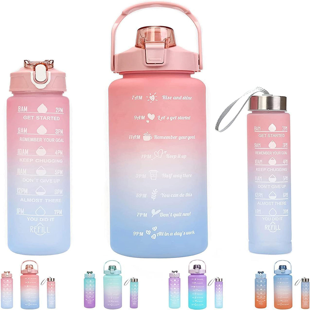 3in1 Motivational Water Bottle