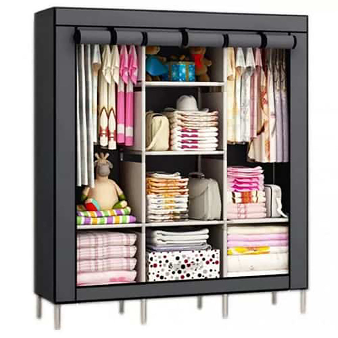 3 Door Foldable Wardrobe