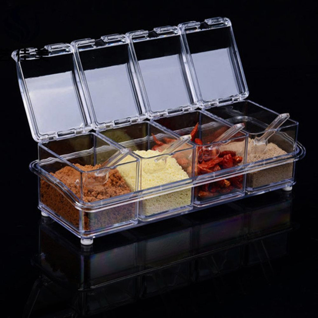 4pcs Seasoning Box