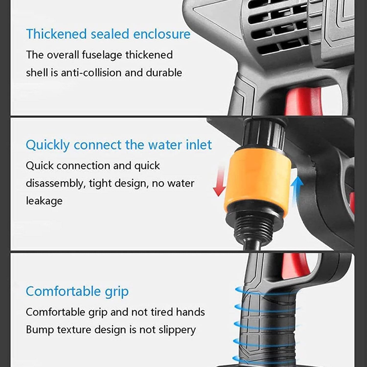 Rechargeable High Pressure Wash Gun