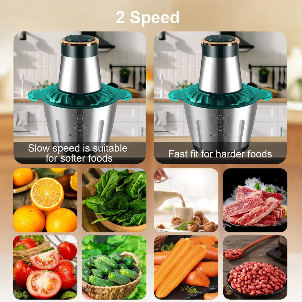 Electric Food Chopper Steel